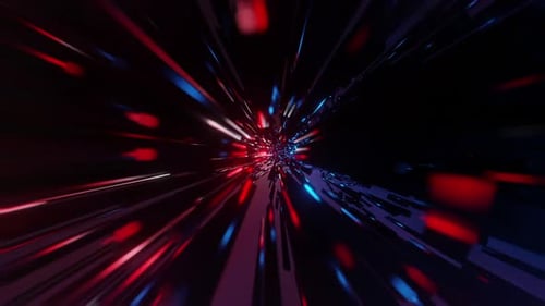 Lines Futuristic Tunnel