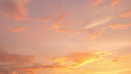 Colorful Sunset Time Lapse with Pink Clouds