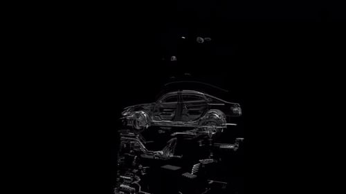 Glass Detail Car Transforming