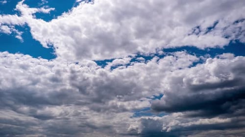 Dramatic Storm Clouds Moving in the Sky Timelapse