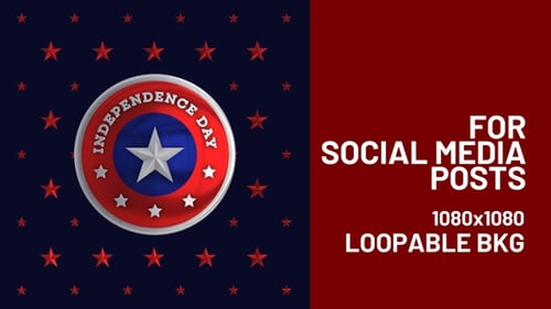4th of July Instagram Post Square Ratio