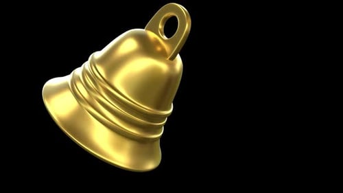 Goldene Glocke geschlungen