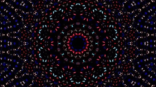 helle Punktkreisform, bunt, auf schwarzem Hintergrund