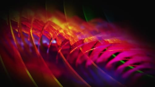 Colorful Abstract Flowing Light Streaks Motion Background