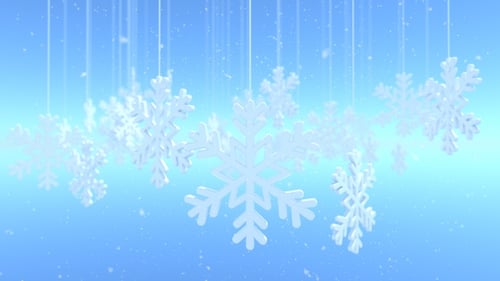 Winter Snowflake Background