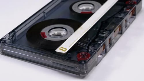 Cassette Tape Close Up