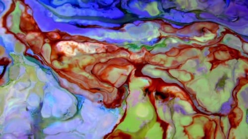 Psychedelic Galactic Paint Texture Background