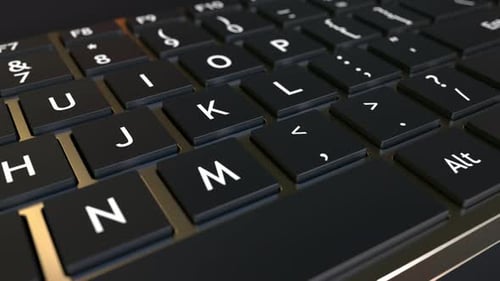 Password Key Reveal on Modern Computer Keyboard