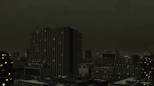 3D City Dark Night Lights V3