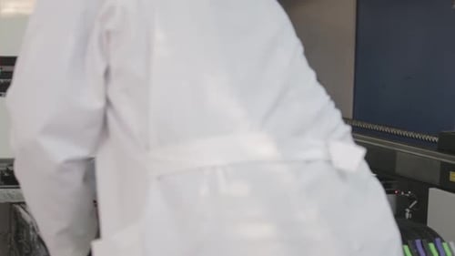 Engineer in Electronic Circuit Board Production Factory