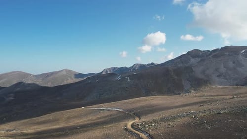 clouds and mountain