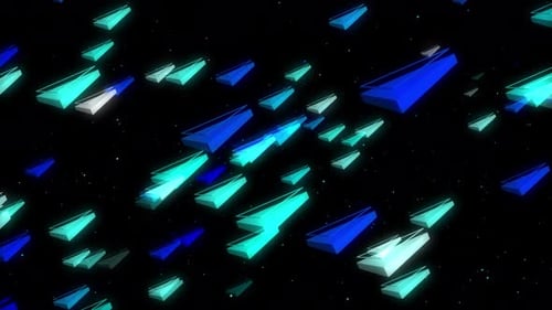 Neon Trigon Background 01