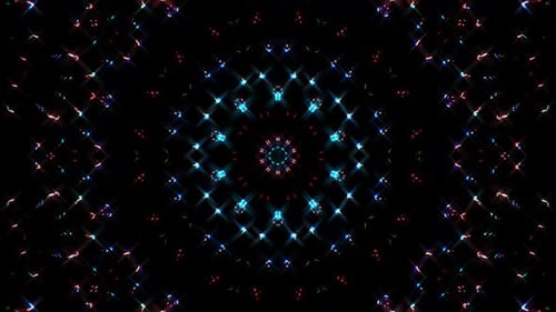 linha abstrata forma redonda luz piscando colorida brilhando no centro, fundo preto