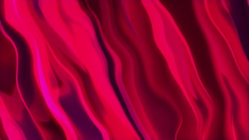 Animation abstraite sur fond rouge