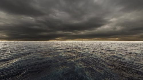 Ocean Overcast 02. Backgroud Loop