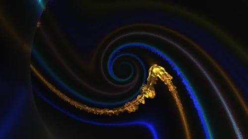 Cartoon blaue Neonlinien