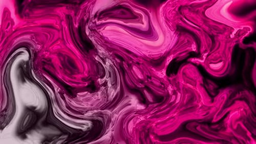 Dynamic Flowing Abstract Pink Liquid Background Animation