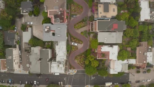 Beautiful Aerial View of the San Francisco USA
