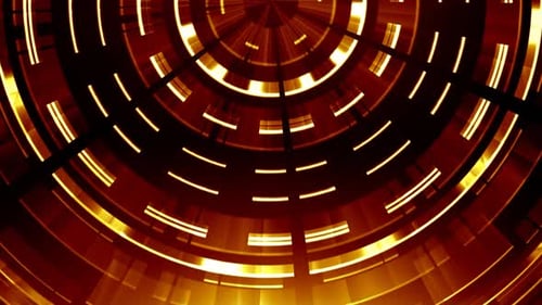 Elegant Tech Circles Rot V01
