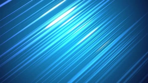 Abstract Blue Light Lines Motion Background