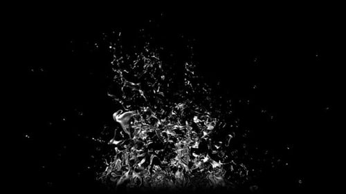 Dynamic Fluid Water Splash Transition Element