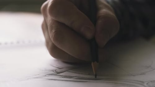 Hand Drawing Sketch with Pencil