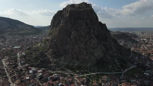 Imposing Castle Aerial View