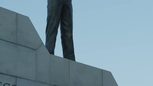 Statue at the Reconciliation monument, in Ottawa