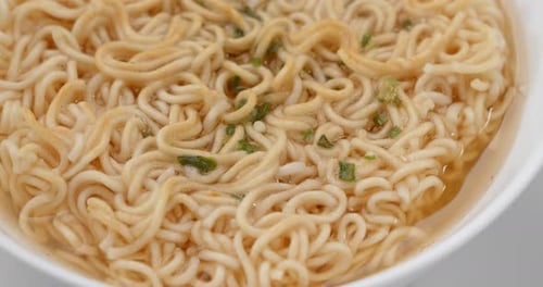 Close Up of Delicious Bowl of Noodles