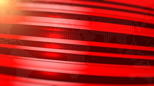 Dynamic Red Digital Data Streaks Background