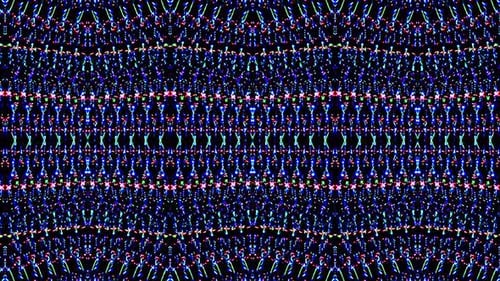 Dynamic Abstract Glowing Technology Grid Pattern