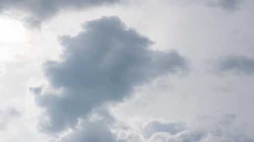 Dramatic Clouds Swiftly Moving Across the Sky