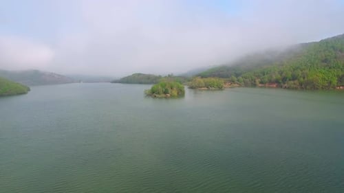 Lake And Small Island