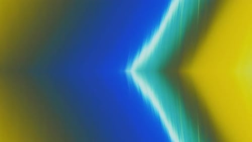 Abstract Background with Blue and Yellow Lights
