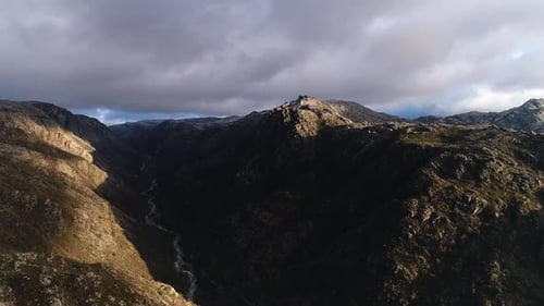 Dramatic Mountain Landscape