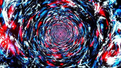Hyperspace Tunnel Warp Speed | Futuristic Sci-Fi VJ Loop Animation