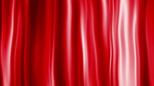 Fluid Red Fabric Wavy Motion Background