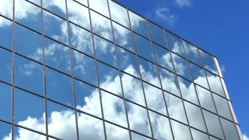 Cloud Reflections Timelapse Zoom Out