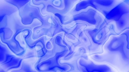 Seamless Looping Abstract Fluid Blue Background Animation