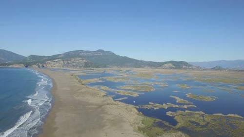 Dalyan Turkey Aerial Delta View