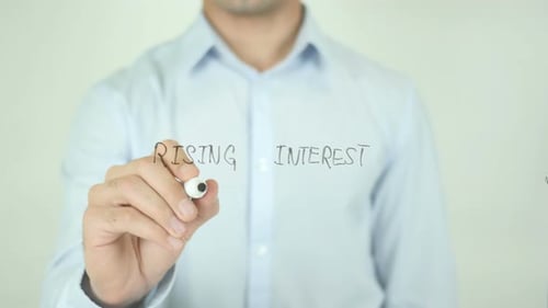 Writing Rising Interest Rates on Glass