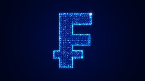 Currency France Symbol Hologram