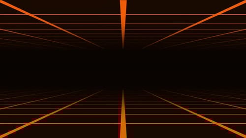 Orange Grid Futuristic Background HD