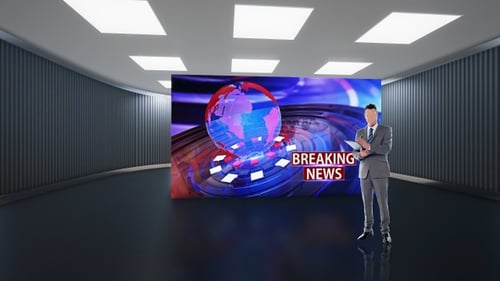 Virtuelles Studio Set Ereignisse A