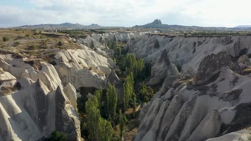 Paysages de Cappadoce photographiés sur un Drone, Turquie