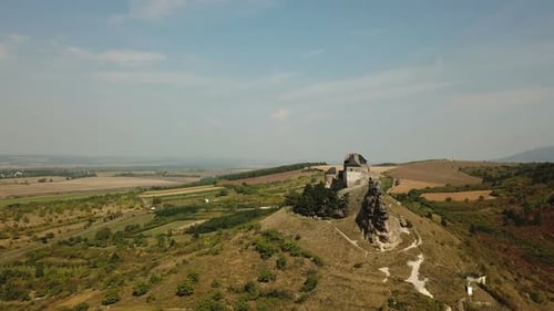 Aerial Historic Building. Castle