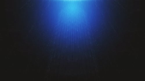 Blue Particles Background 4k