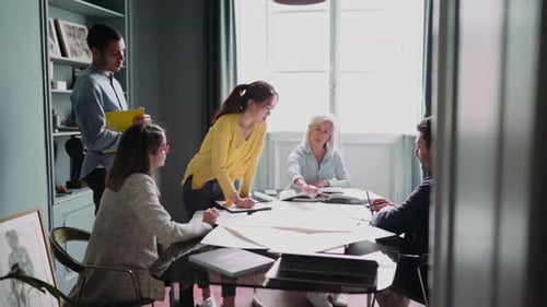 Business people having a meeting in the office
