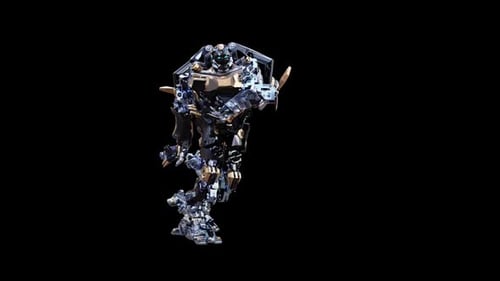 Sci-Fi 3D Robot Mech Transformation