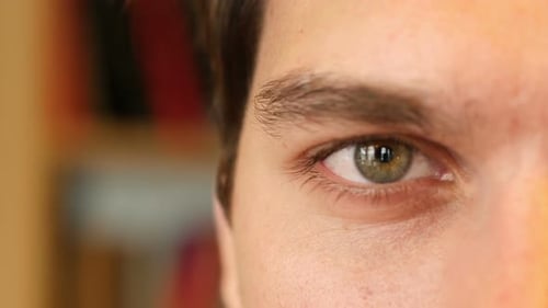 Close Up of Man Eye